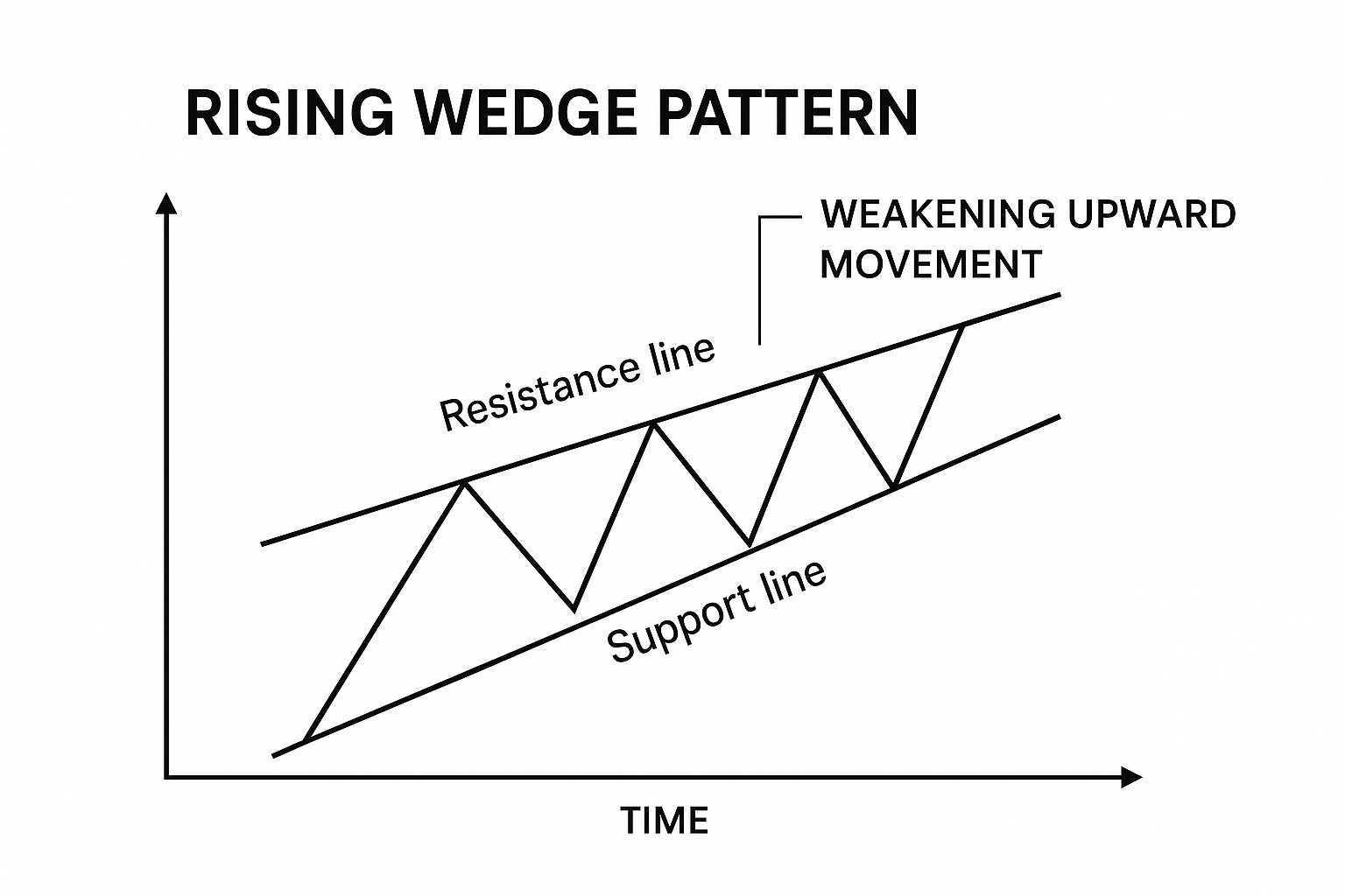 Rising Wedge Pattern